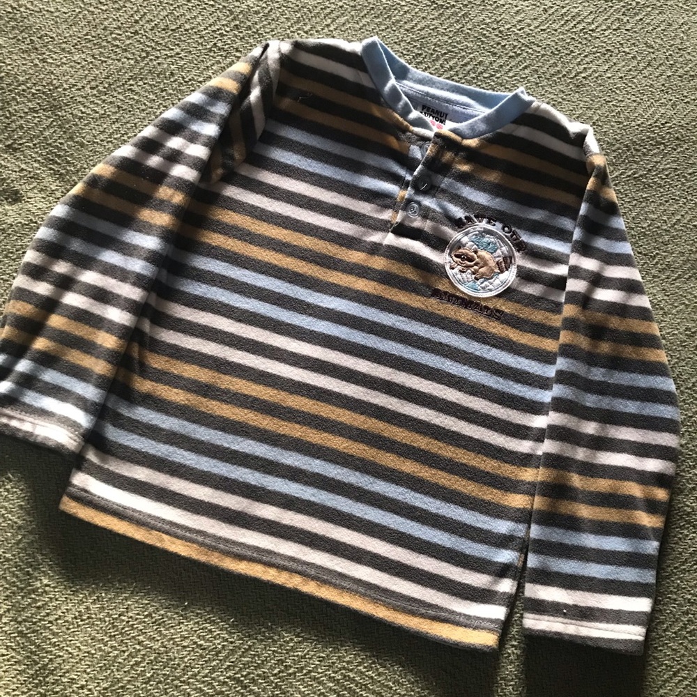 “Save Our Animals” 3 Button Fleece Pullover